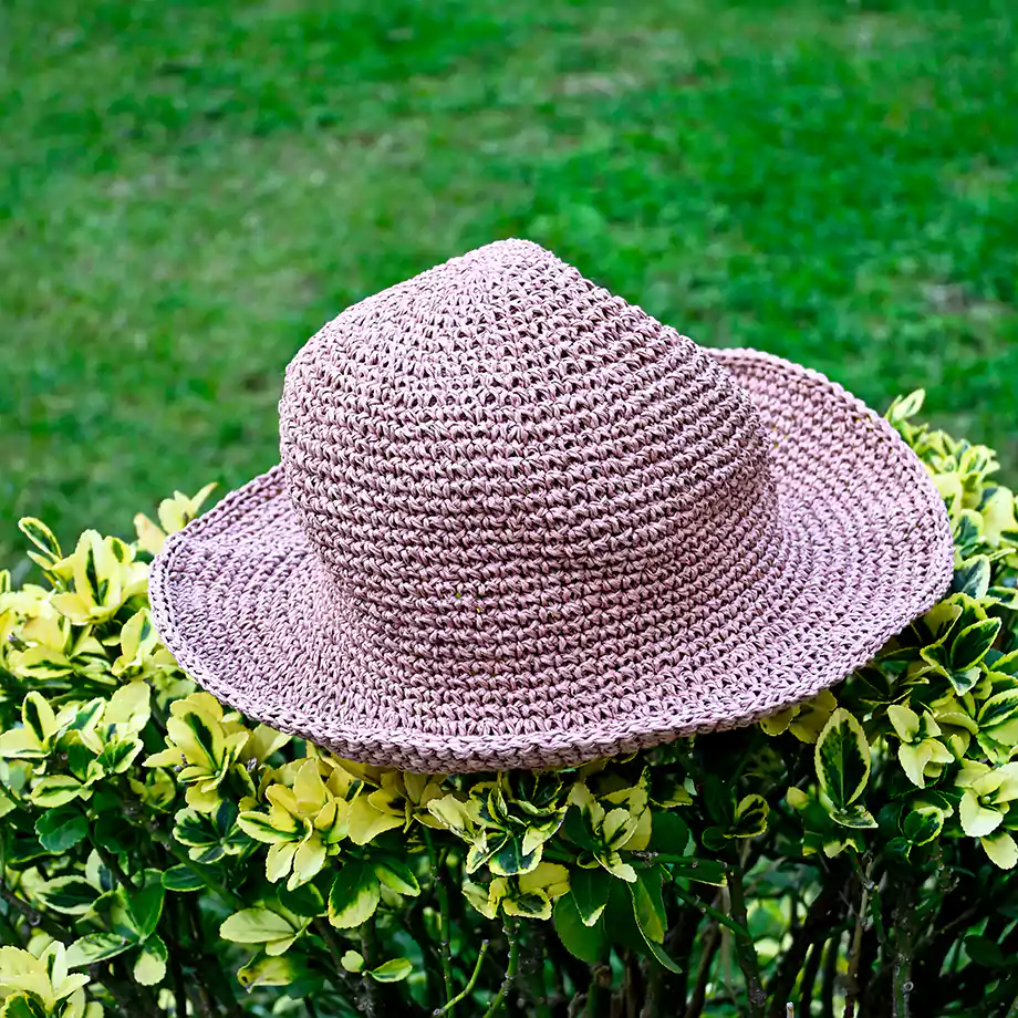 Terra Weave | Hasır Tonlu El Örgüsü Şapka - Görsel 4