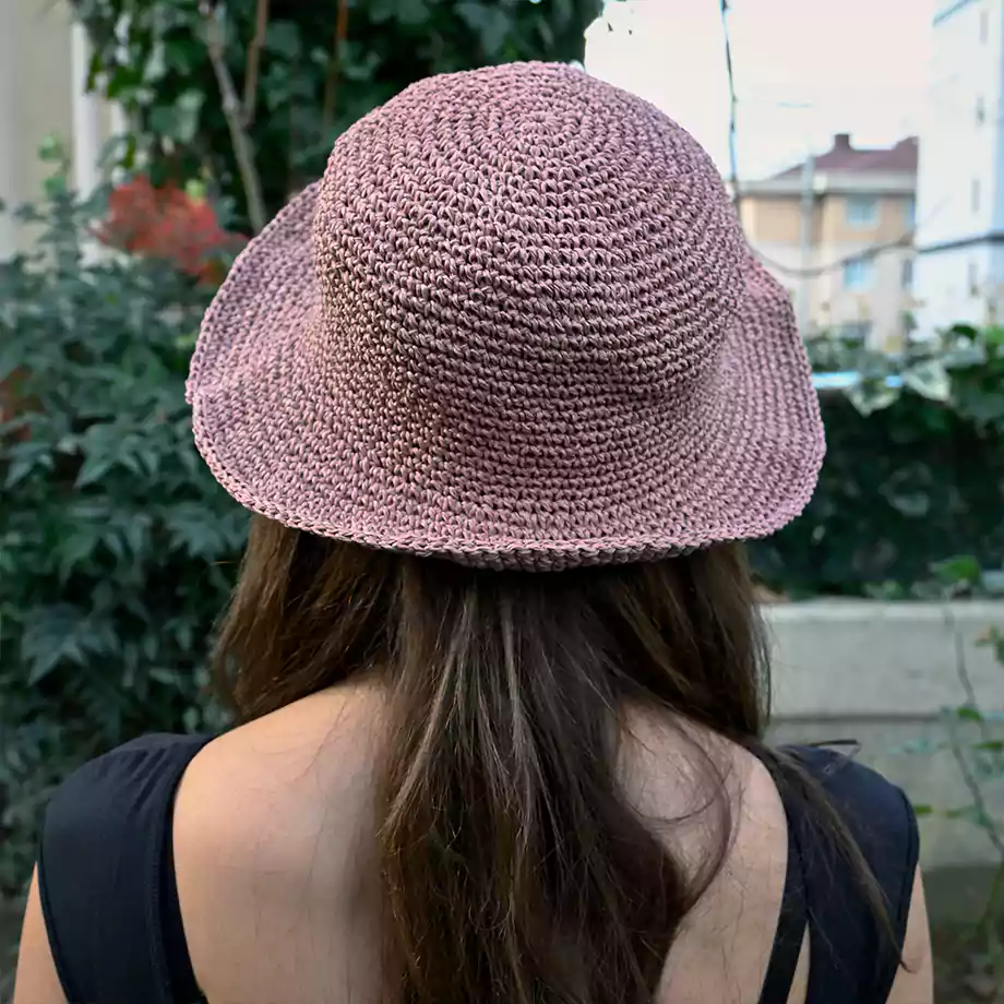 Terra Weave | Hasır Tonlu El Örgüsü Şapka - Görsel 2