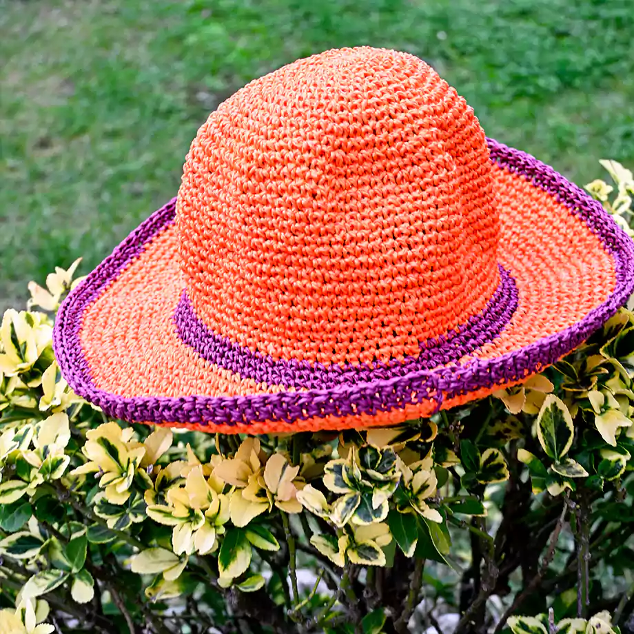 Güneş Çemberi |  El Örgüsü Şapka - Görsel 3