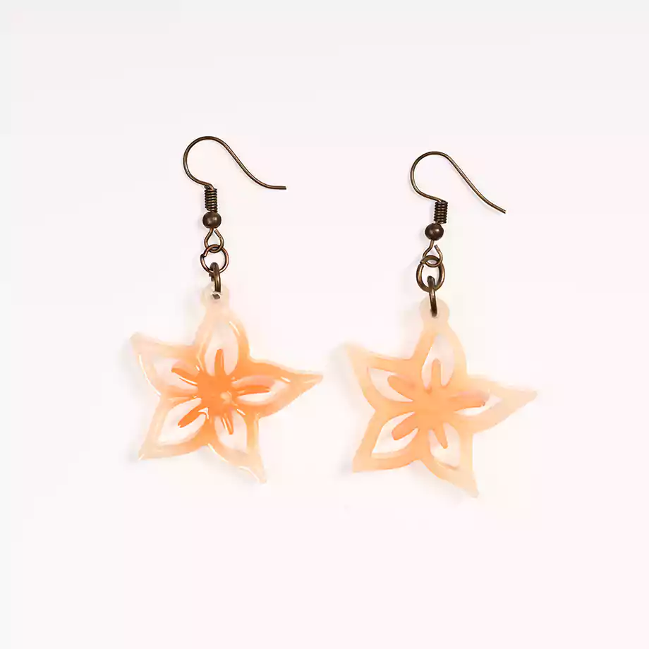 Florencia | Çiçek Formlu Epoksi Küpe - Görsel 2