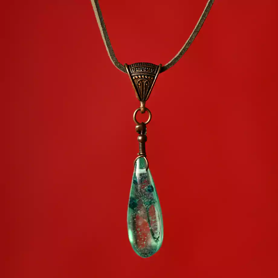 Mystic Seal | Damlalı Spiritüel Kolye - Görsel 4