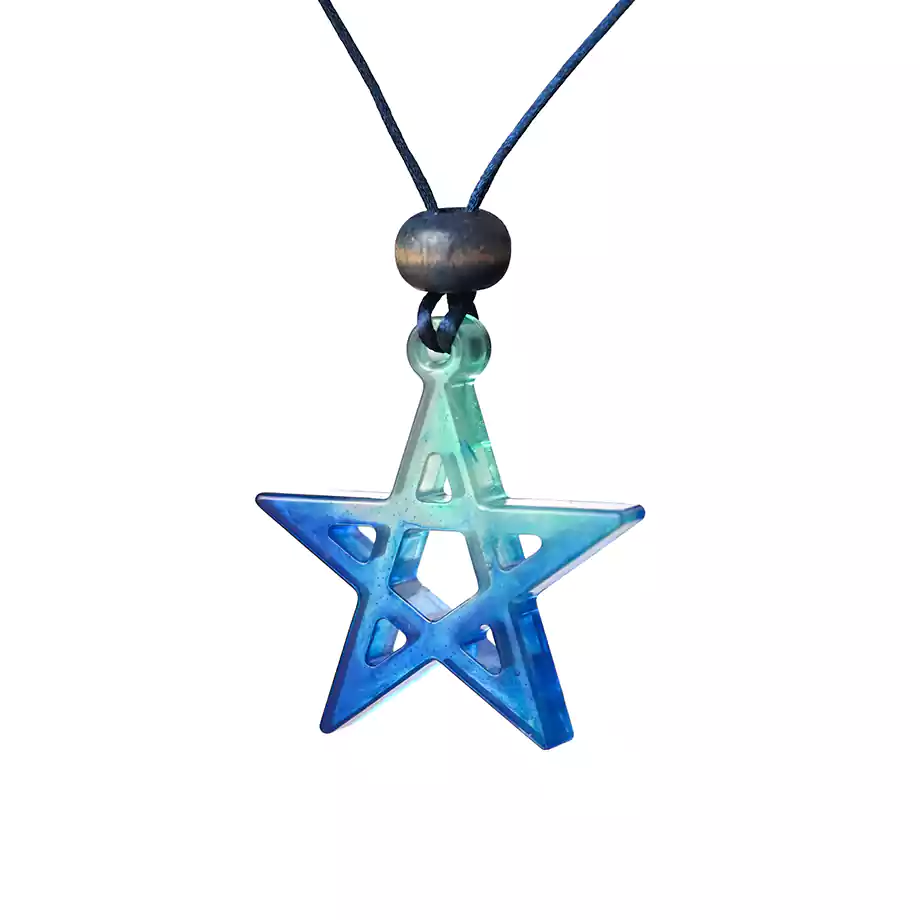 Ocean Star | Deniz Yıldızı Epoksi Kolye - Görsel 2