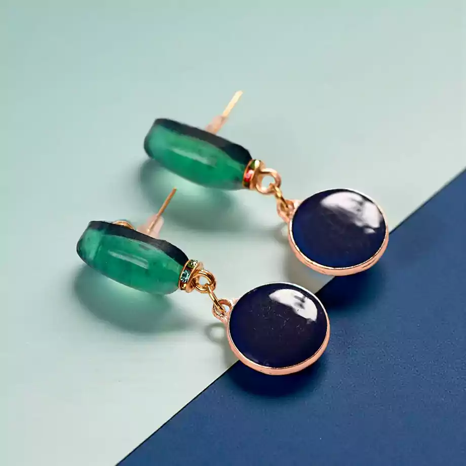 White Sakura Eclipse | El Yapımı Zarif Küpe