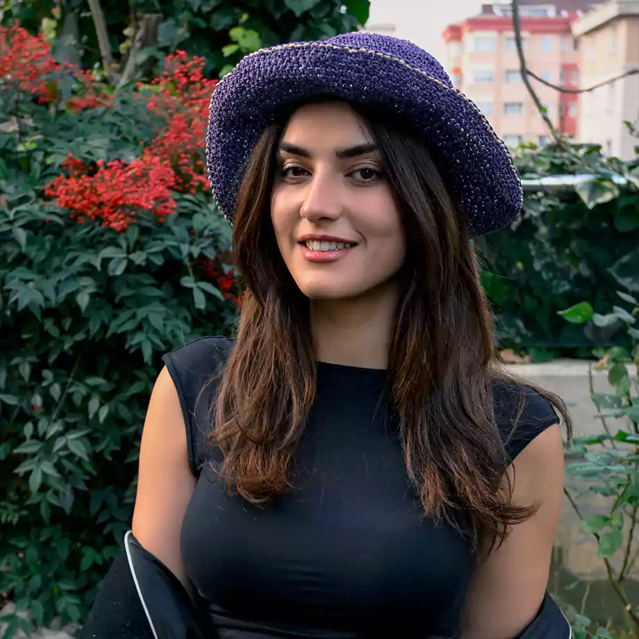 Frekans Şapkası | Keçe Ritüel Şapka - Görsel 4