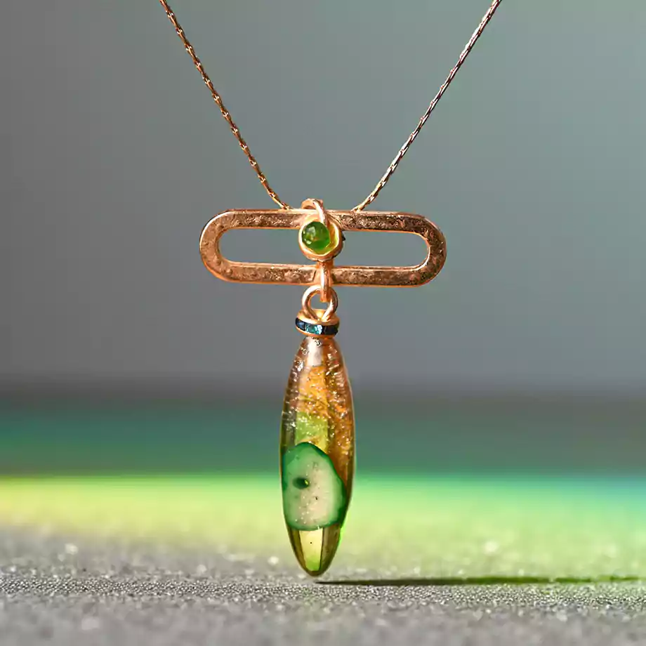 İnisiyasyon Damlaları Epoksi Kolye