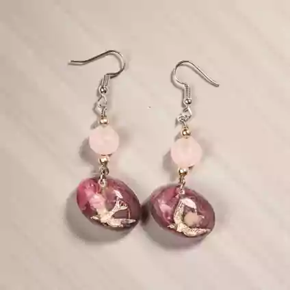 Freedom Birds Epoksi Küpe