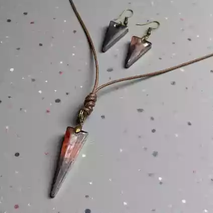 Phoenix Darkfire Epoksi Takı Seti